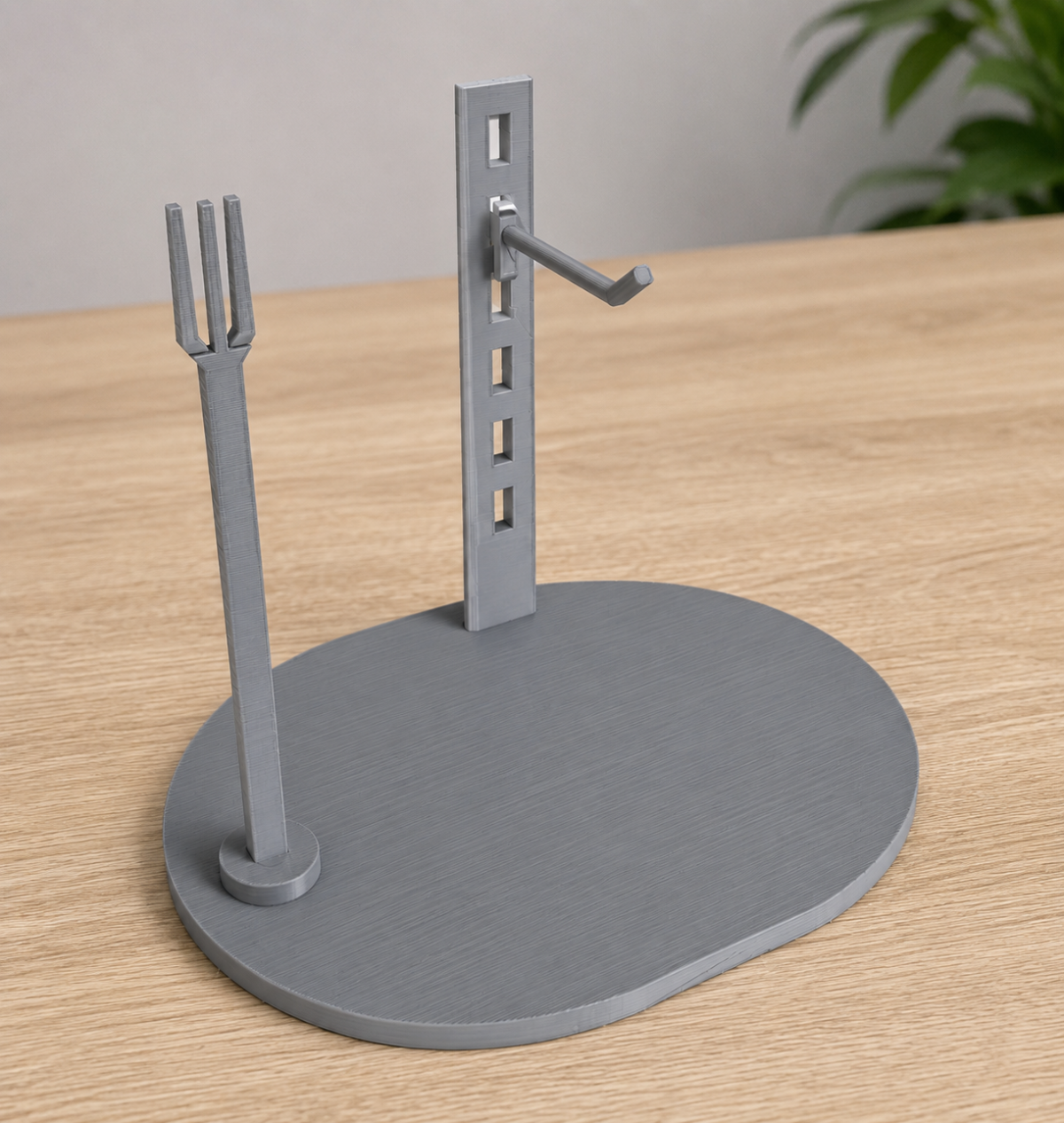 Base Ovalada con Soporte para Foto