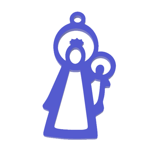 Llavero Virgen del Carmen