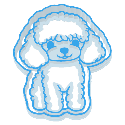 Cortador de galletas Poodle