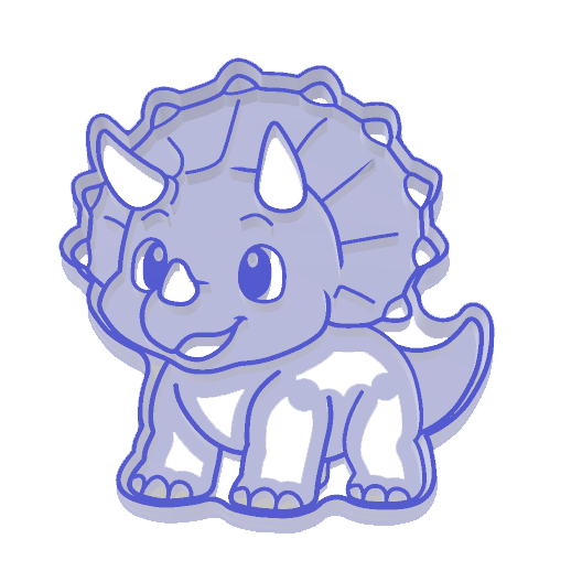 Cortador de galletas Dinosaurio V2