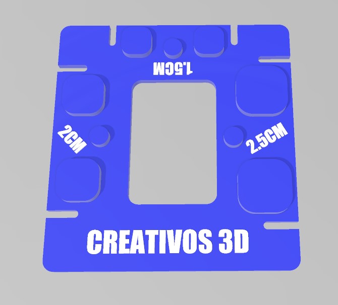 Mini Base Gafas Semi Redondas